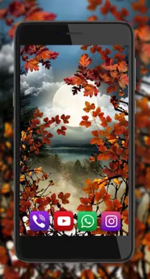 Autumn Moon Live Wallpaper android App screenshot 1